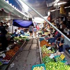 Maeklong Railway Market